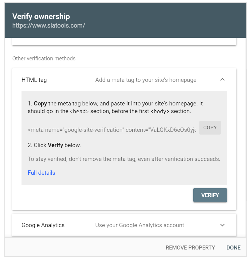 HTML Tag Verify